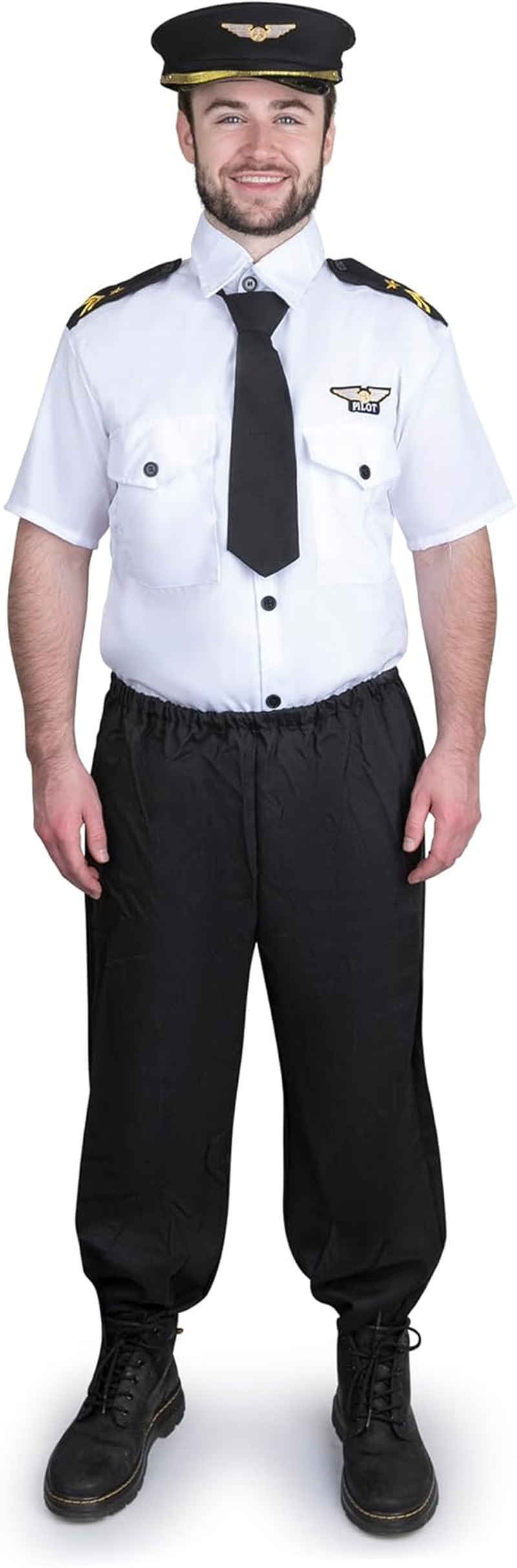 Dress up America Adults Deluxe Pilot Costume image number 6