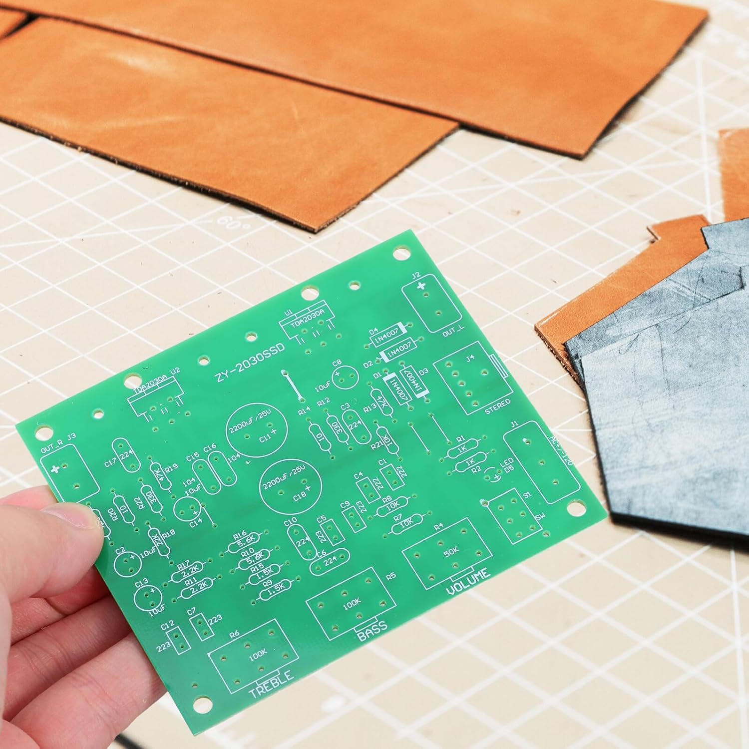 Veemoon Amplifier Board Kit for Audio System Stereo Amplifier Amp Board DIY Speakers for Home Use image number 6