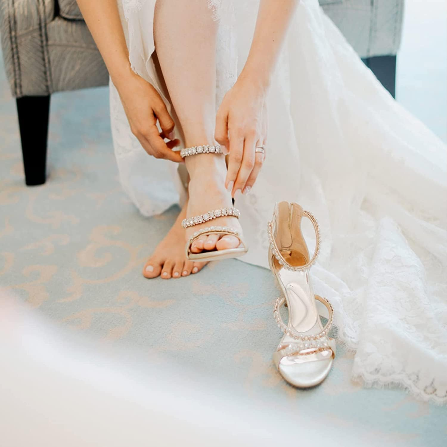 Clear Gel Arch Support Insoles - 3 Pairs High Heel Inserts for Plantar Fasciitis - Orthotic Shoe Cushion Pad for Feet image number 2