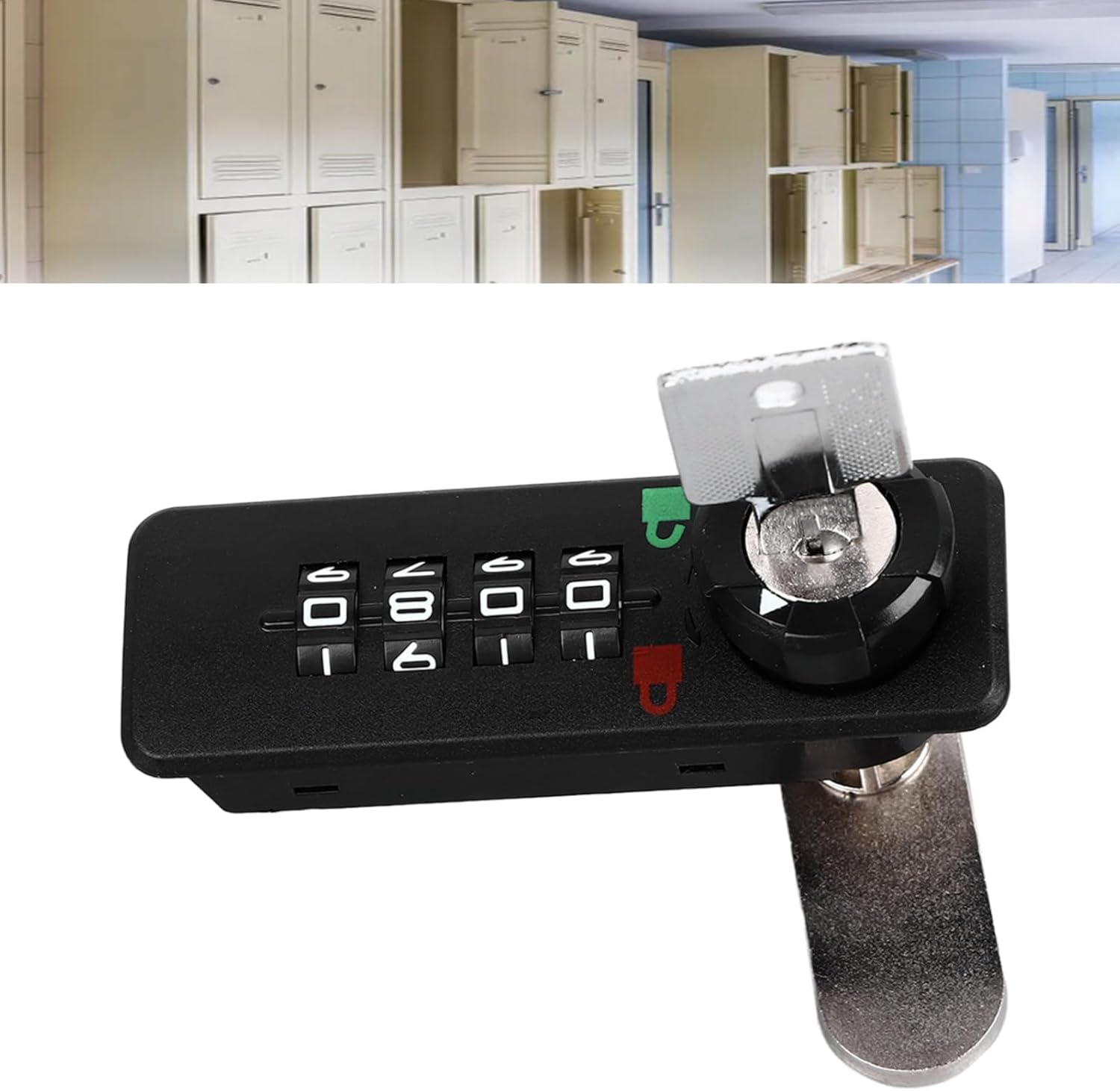 4 Digit Mechanical Code Digital Combination Lock, Password Safety Drawer Shoe File Cabinet Lock, Password Entry Cam Lock image number 5