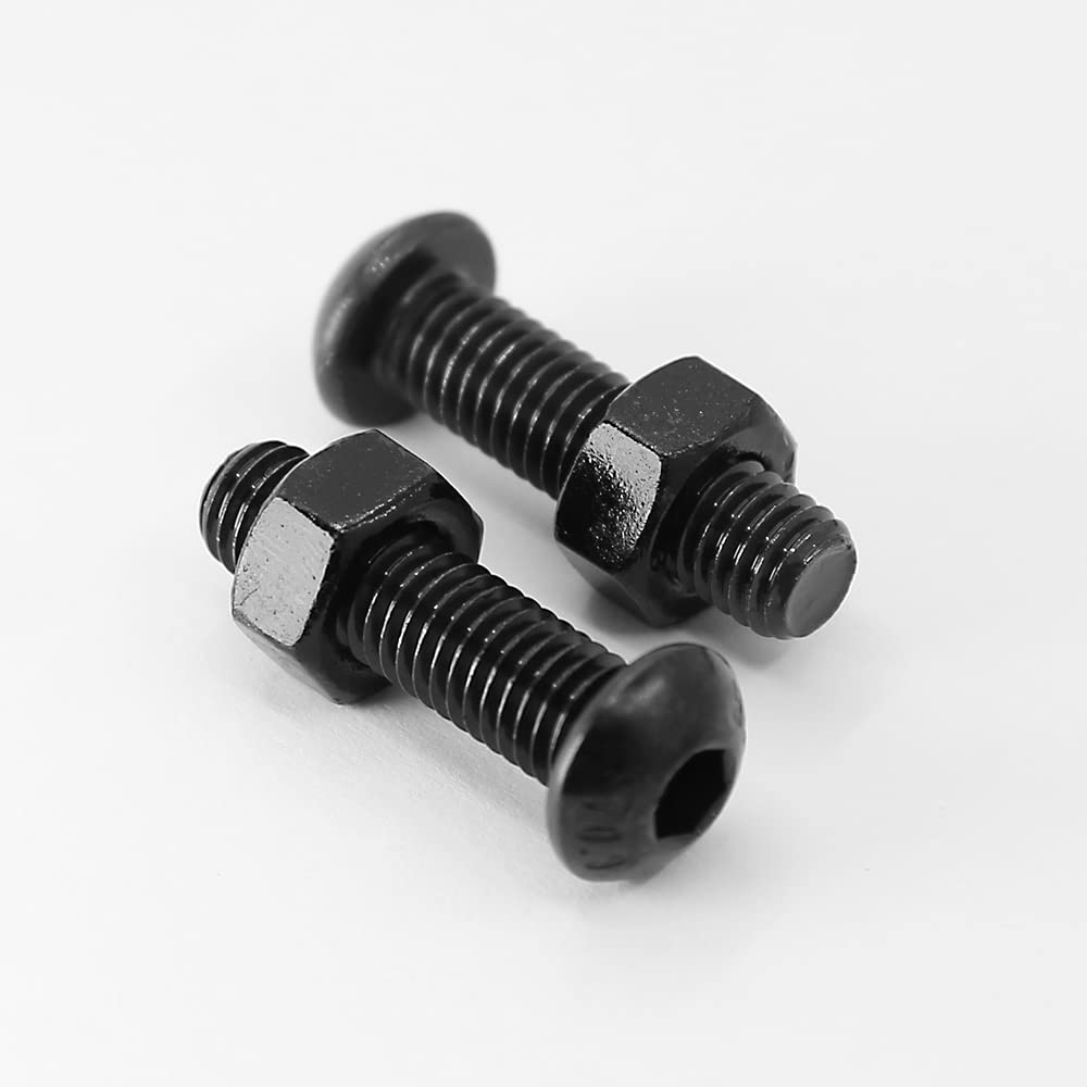 (40 Sets) M6 X 16Mm Screws and Nuts Set Button Head Socket Cap Bolts 10.9 Grade Alloy Steel Full Thread image number 6