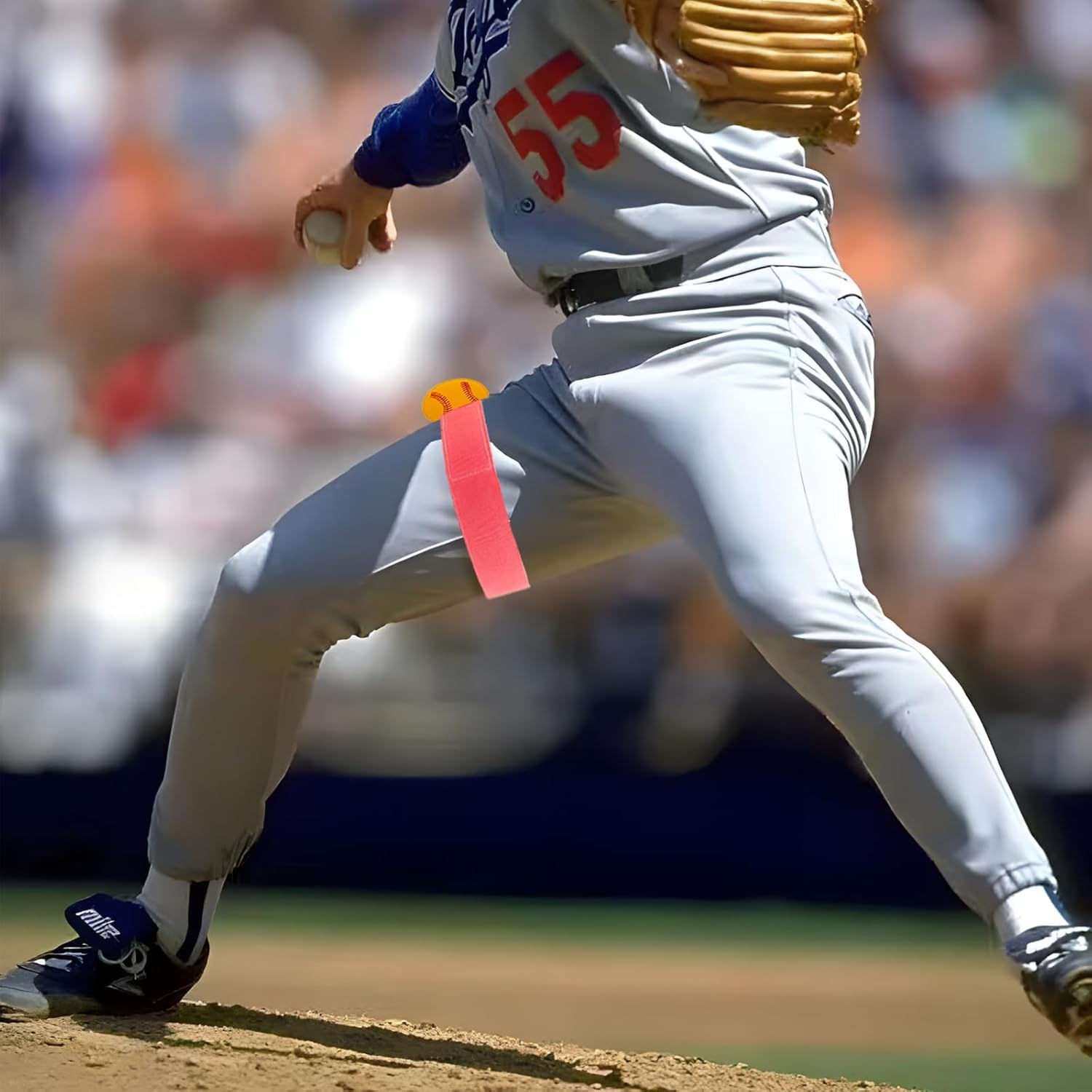 HDBHBH Circle Pitcher Training Aid &ndash; Elastic Softball Pitching Trainer Belt for Youth & Adults, Develops Correct Mechanics, Durable & Adjustable Softball Pitcher&rsquo;S Aid for Consistent Throws