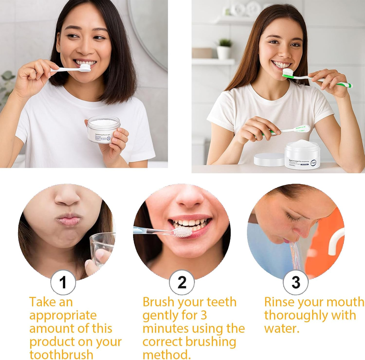 Microcrystalline Hydroxyapatite Powder, Hydroxyapatite Tooth Powder &ndash; Ultra-Fine Mhap for Enamel Care & Fresh Breath, Mouthwash & Tabs (2) image number 6