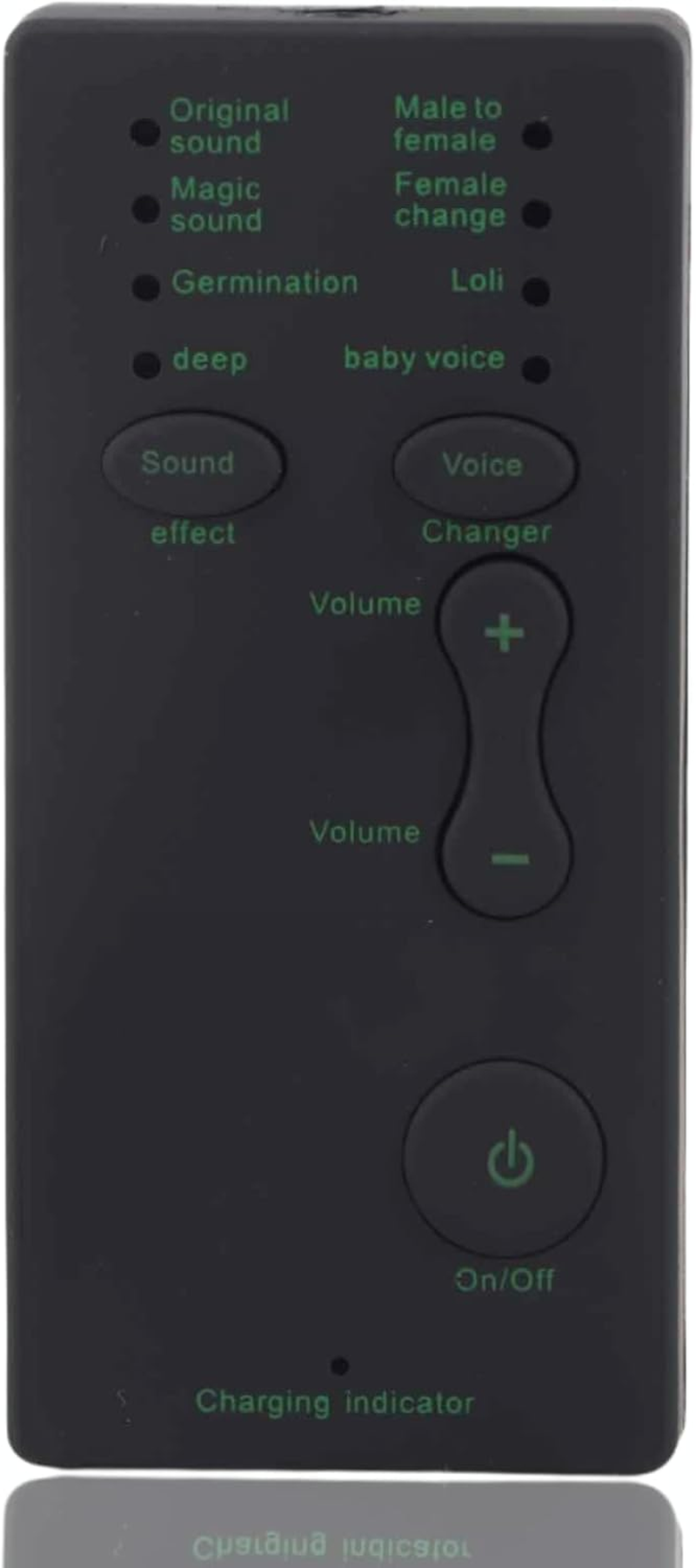 Voice Changer Disguiser, Mini Gaming Live Sound Card,Portable Sound Card Broadcast for for Mobile Phone Computer Laptop Mini Voice Changer Device