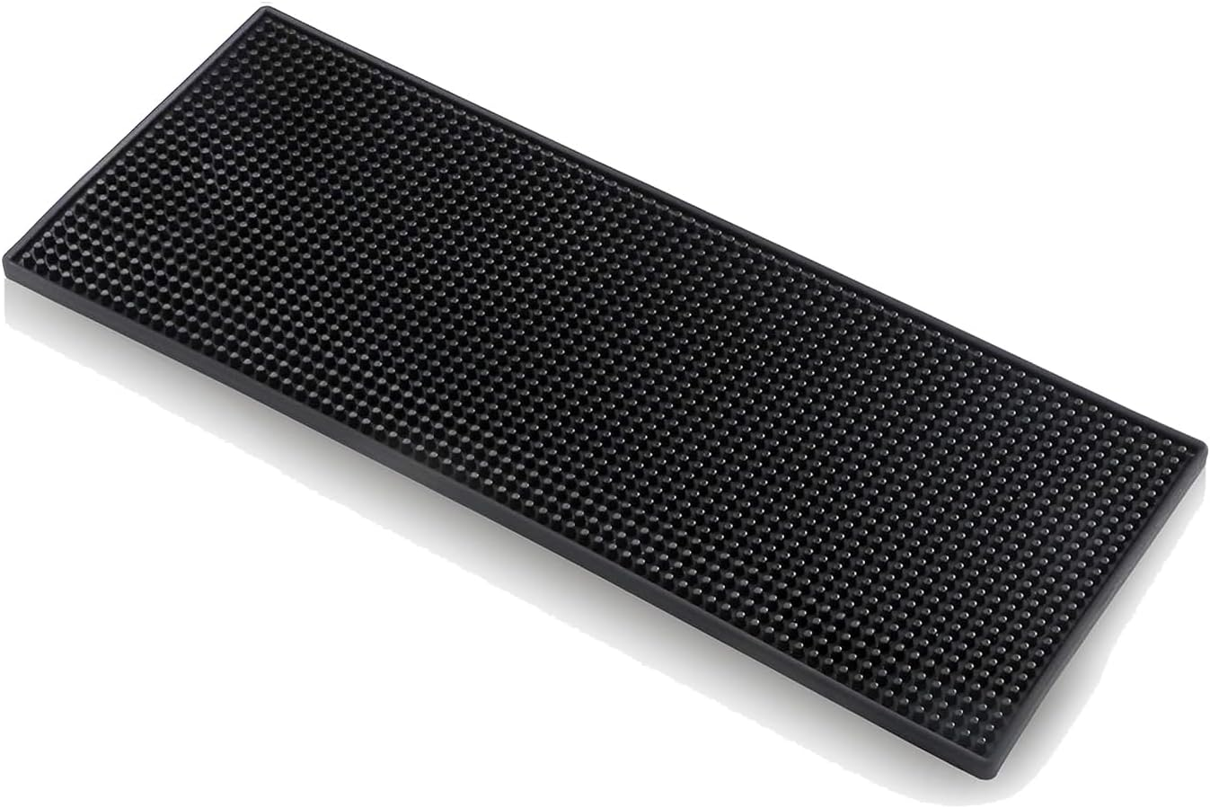 Gtcwincn,Bar Mat, 12'' X 6'', Quality Rubber Bar Service Mat, Black Coffee Bar Mats, Spill Mat for Counter-Top image number 1
