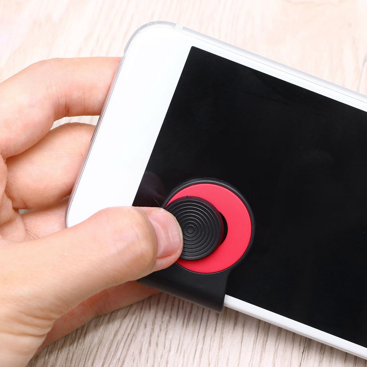 KICHOUSE Mobile Game Trigger Joystick Controller for Smartphones Ergonomic Design Portable Gaming Accessory Suitable for Touchscreen Devices Random Color image number 3