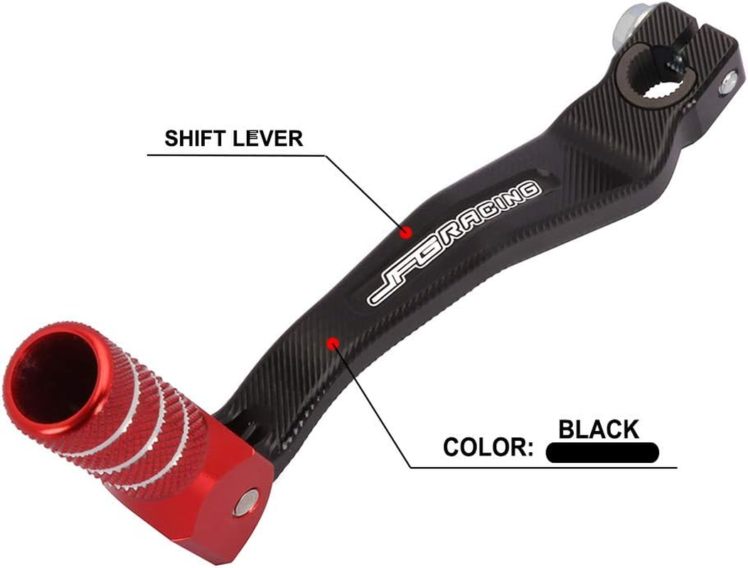 Anxin Motorcycle Gear Shifter Shift Lever Folding Tip CNC for CRF250L 13-20 CRF150R 07-09 12-24 CRF250L Rally 17-20 CRF300L 21-23 CRF300L Rally 21-23 CRF300LS 2023 Dirt Pit Bike Red image number 6