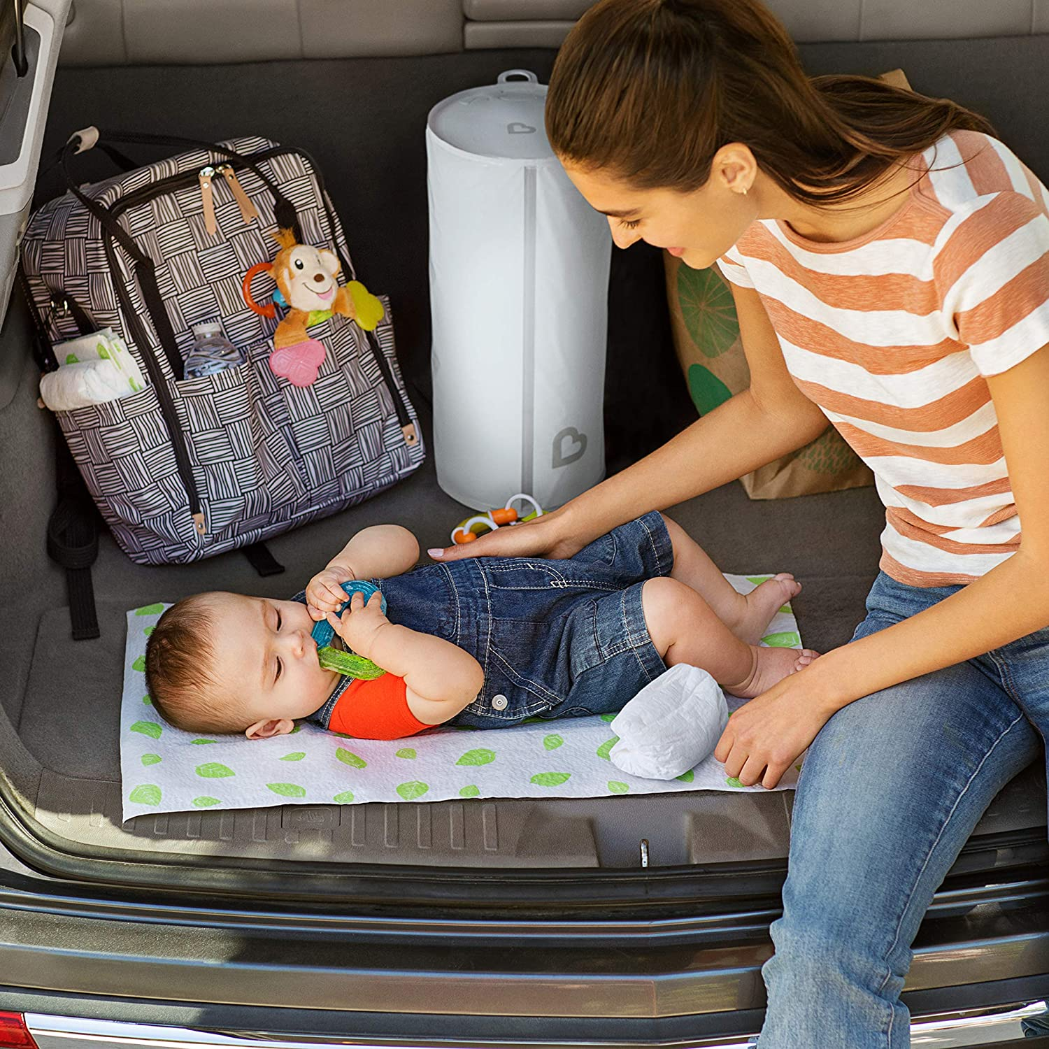 Munchkin Toss Portable Disposable Diaper Pail 5 Pack, 5 Count image number 4