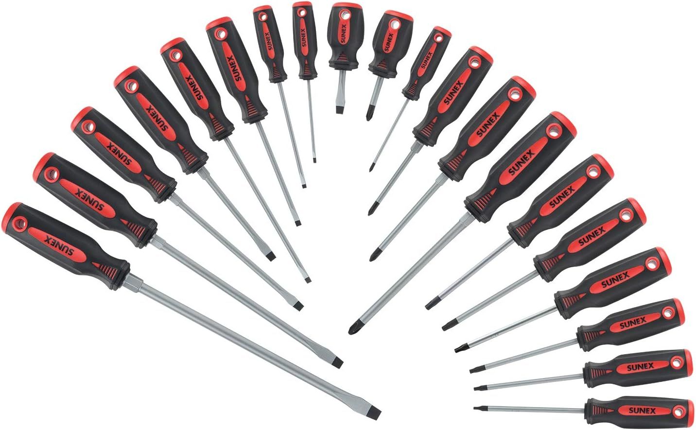 SUNEX TOOLS 1112SS Combination Screwdriver Set, 12Piece image number 2