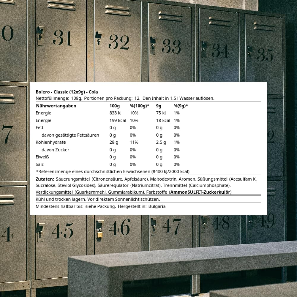 Bolero Kola Flavoured Drink Powder 12 Sachets