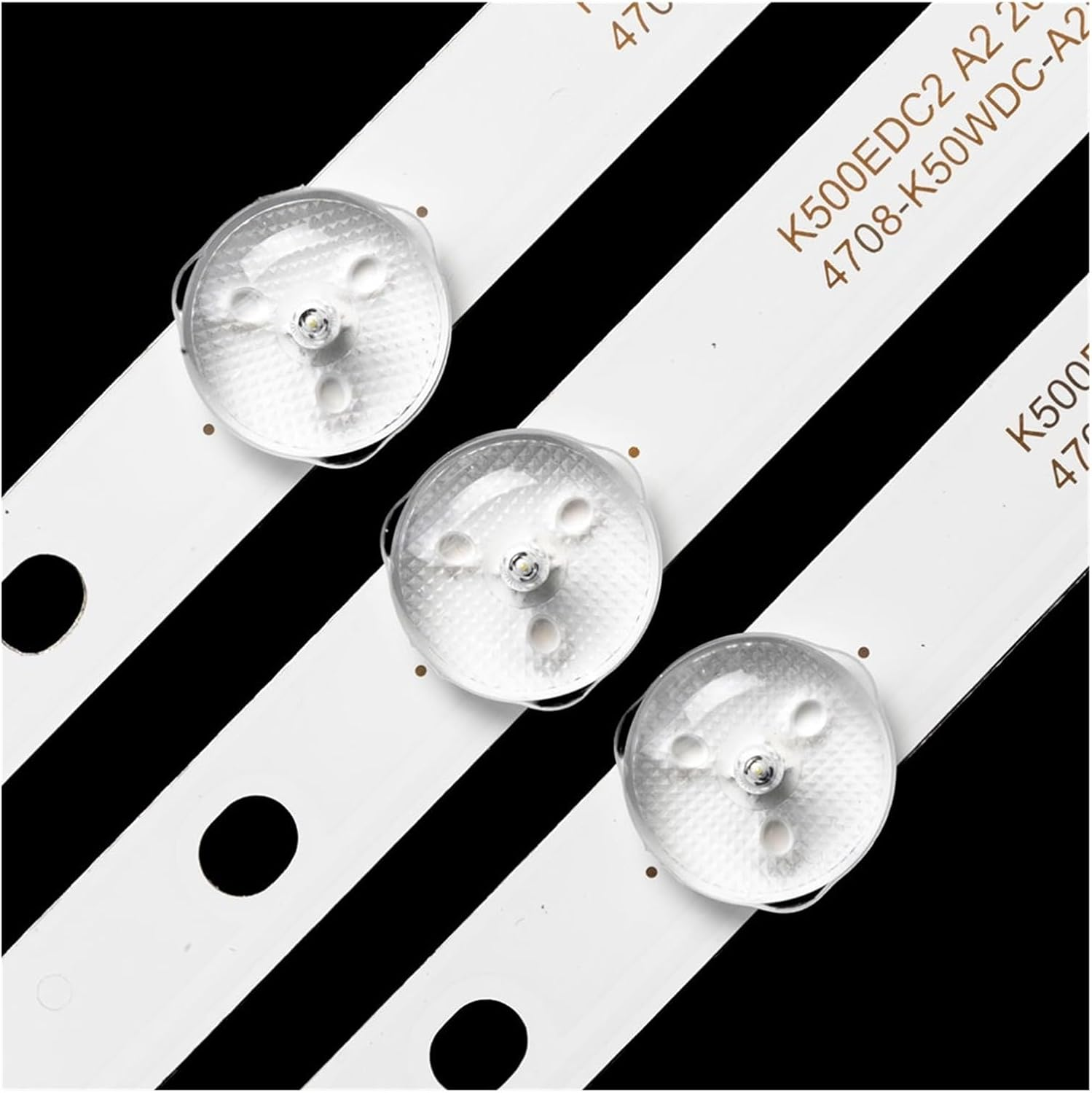 8Pcs/Set 6V 1W LED TV Backlight for Phi/Li.Ps 50Inch 4708-K50WDC-A2113N01 50PFH4082/T3 P50FN0117K P50FN117K K500WDC2 K500WDC217805 image number 2