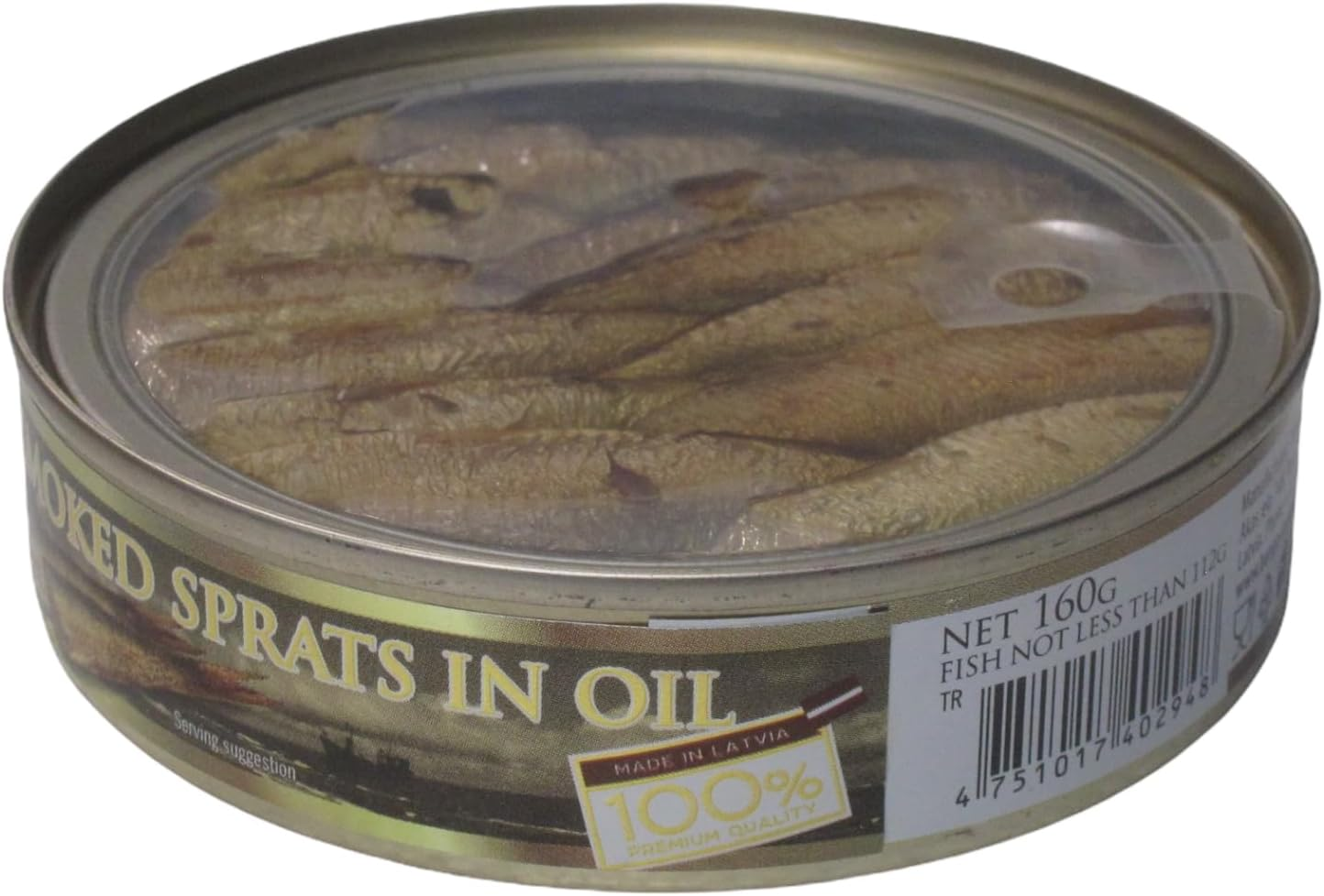 Banga Smoked Sprats in Oil in Transparent Lid, 160 G image number 3