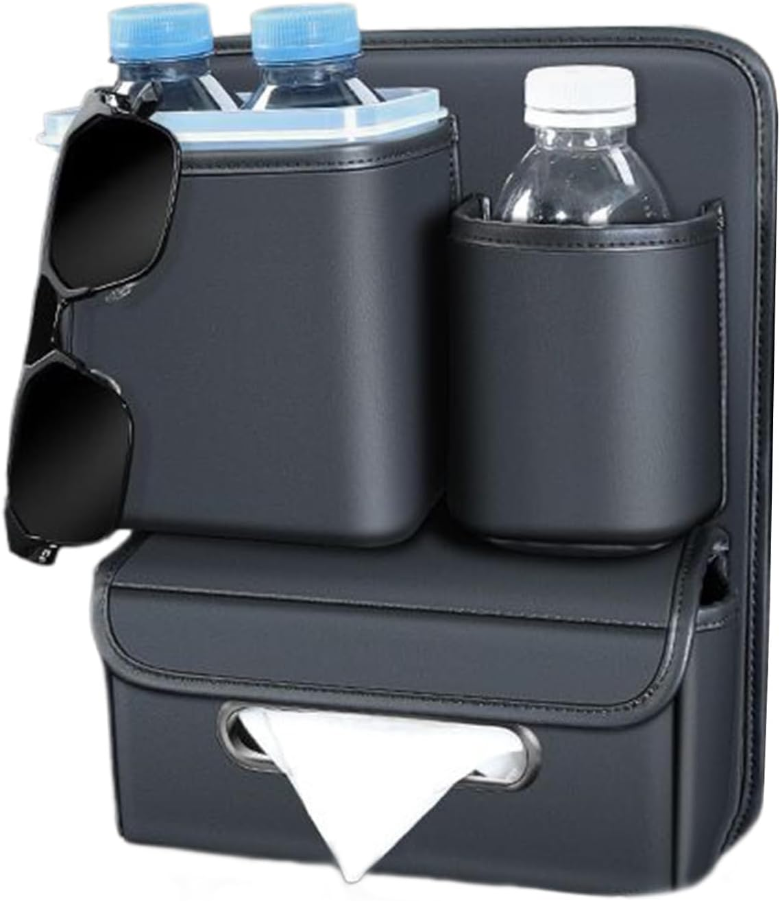 Between the Seat Car Organizer,Large Capacity Handbag Holder - Car Interior Handbag Organizer for Water Cup Tissue Umbrella Road Trip Document Storage Men Women Family Outing image number 4