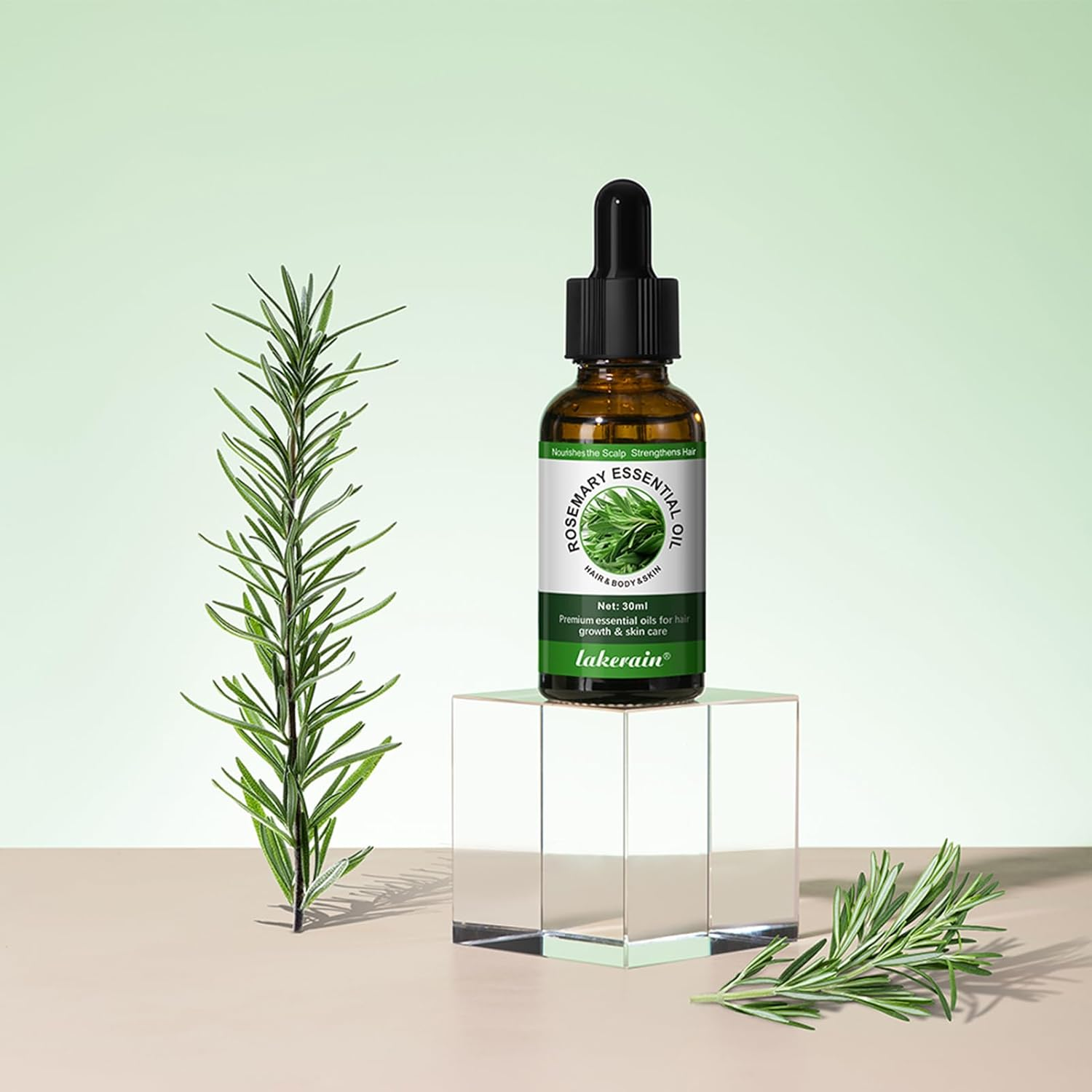 Hair Growth Oil Rosemary | 30Ml Rosemary Hair Oil for Hair Growth,Hair Growth Oil and Hair Oil for All Hair Types, Hair Loss, Split Ends and Dry Scalp image number 5