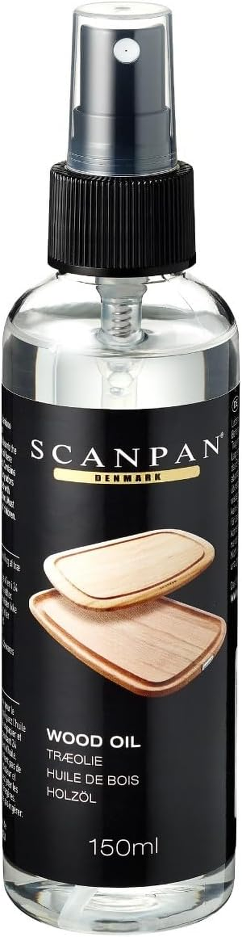 Scanpan 150Ml Wood Bottle Spray Oil for Wooden Cutting Board Bamboo Food Serving