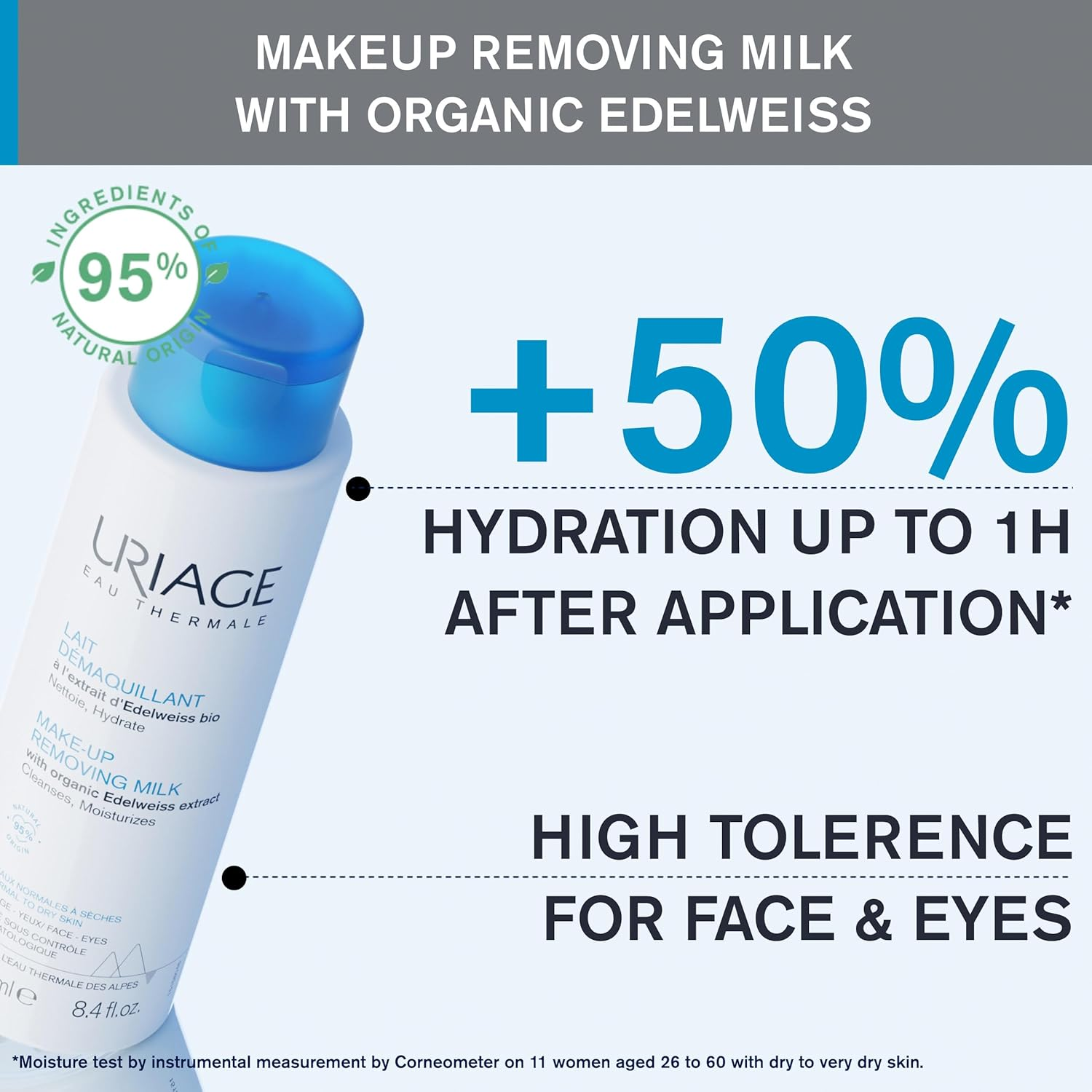 Uriage Cleansing Milk by Uriage for Unisex - 8.4 Oz Cleanser, 248.42 Millilitre