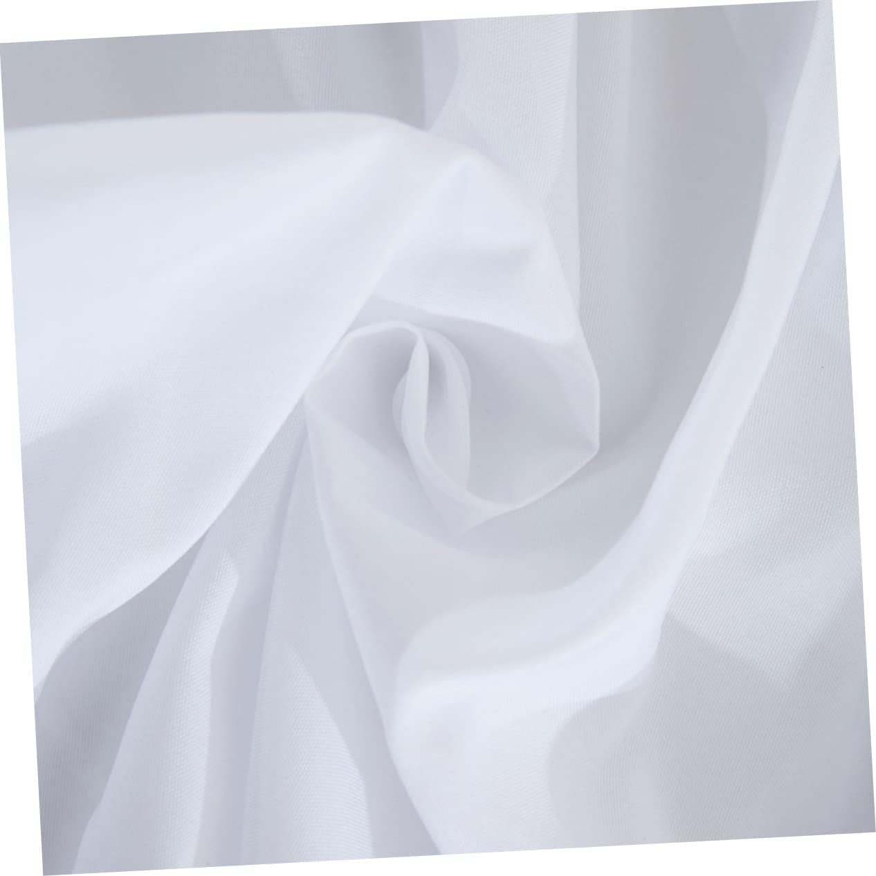 JEWEDECO Solid White Elastic Pleated Design 100% Polyester Fits Queen Size Easy to Install for Bedroom Decor - Pink image number 5