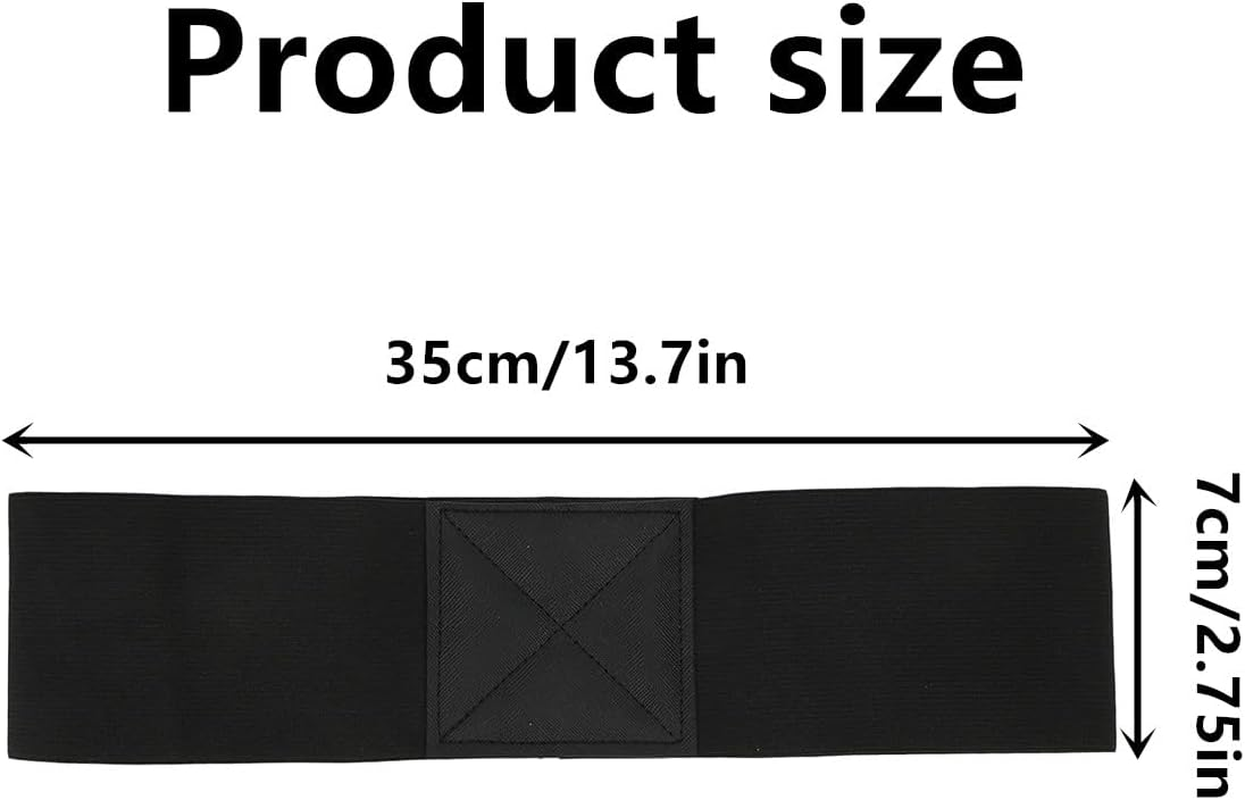 Golf Swing Training Armband,Golf Training Aid,Elastic Golf Beginner Hand Motion Correction Band, Golf Swing Instructor Training Aid Swing Correction Arm Band (Black) image number 6