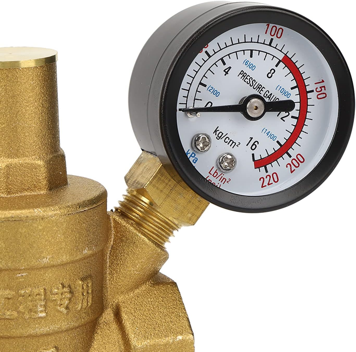 DN20 Brass Water Pressure Reducer with Measurement Device to Install Domestic Water Equipment image number 6