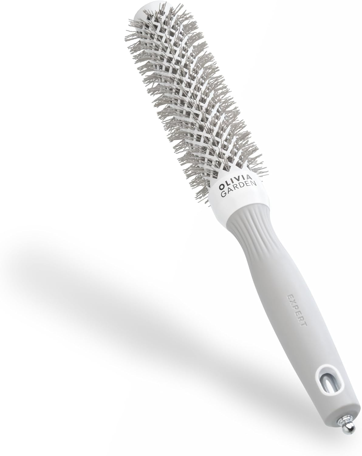 Olivia Garden - Expert Blowout Speed White and Grey Hairbrush- 25 image number 3