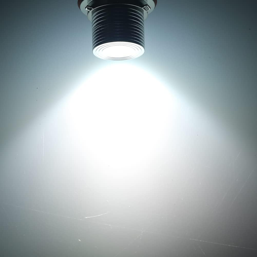 2PCS 5W LED Angel Eyes Halo Ring Marker Light Bulb for BMW 5 6 7 Series X3 X5 (Fit E39 E53 E60 E63 E64 E65 E66 E83) (5W, White) image number 5