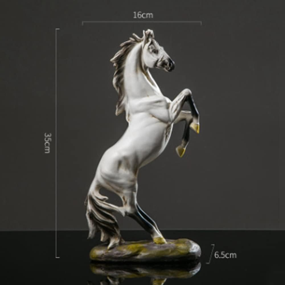 2X Horse Statue for Home Decor Modern Horse Figurine Sculpture Office Decoration Crafts image number 3