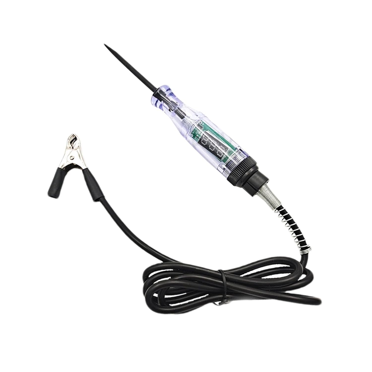 Digital LED Circuit Tester, Car Electric Tester Pen, Car Truck Low Voltage & Light Tester with Steel Probe for SUV, RV, Truck