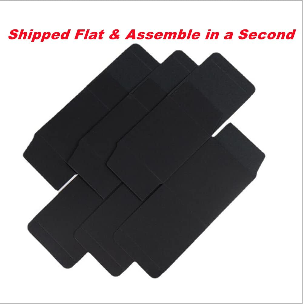 Black Kraft Gift Boxes, 130X130X130Mm Small Empty Gift Boxes with Lids for Presents, Sweet Favour Boxes for Parties, Weddings or Birthday(Pack of 10) image number 1