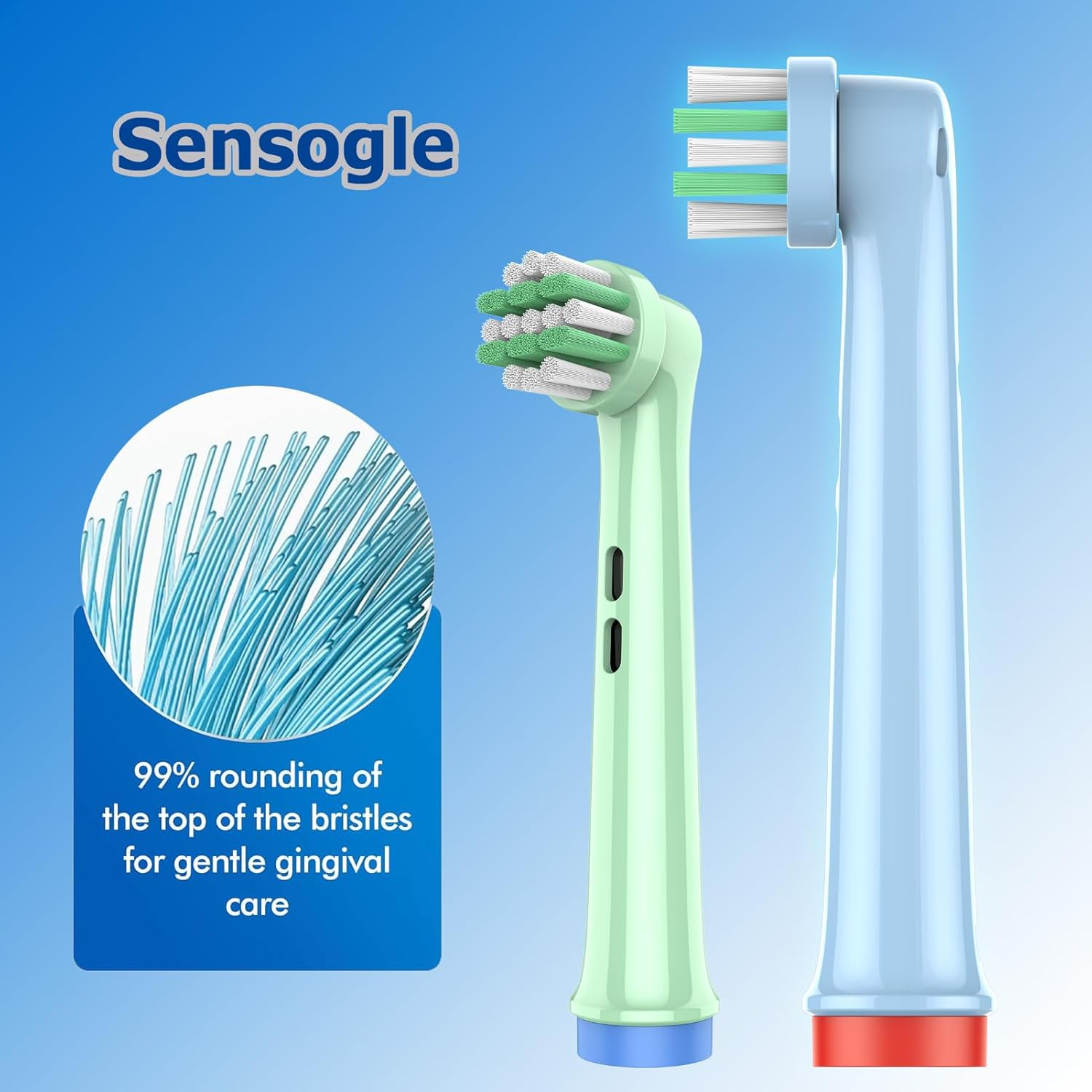 Kids Toothbrush Brush Heads Compatible with Oral B Kids Toothbrush, 3+ Years Toothbrush Heads, Pro 700 200 100 Soft Bristles and Ideal Size for Gentle Clean image number 4