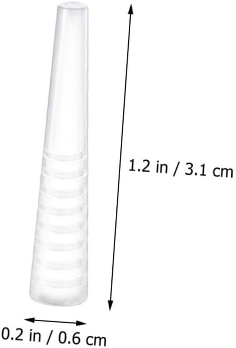 FOMIYES 50Pcs Tweezers Silicone Cover Caps Protective Sleeve for Eyelash Extension Precision Tool Suitable for Lash Technicians and Travel Use image number 3