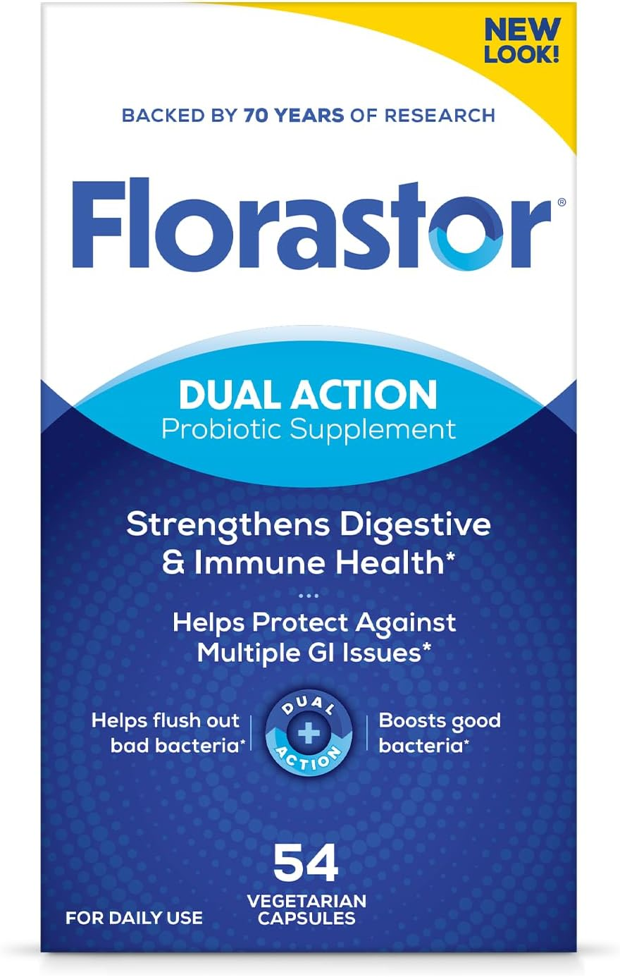 Florastor Probiotic Saccharomyces Boulardii, Daily Supplement for Women and Men Proven to Support Digestive and Immune Health (54 Capsules) image number 6