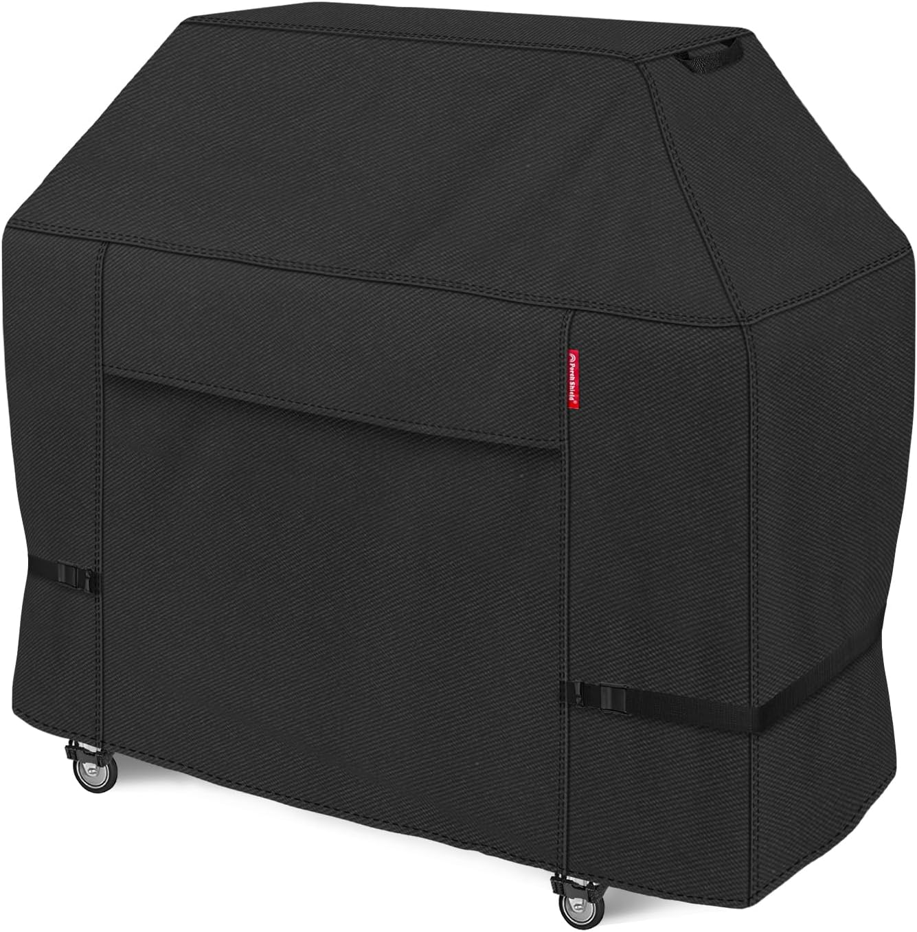 Porch Shield 50W X 24D X 46H Inch Premium Gas Grill Cover up to 48 Inch - Waterproof 600D BBQ Covers for Weber, Brinkmann, Char-Broil and More, Light Tan