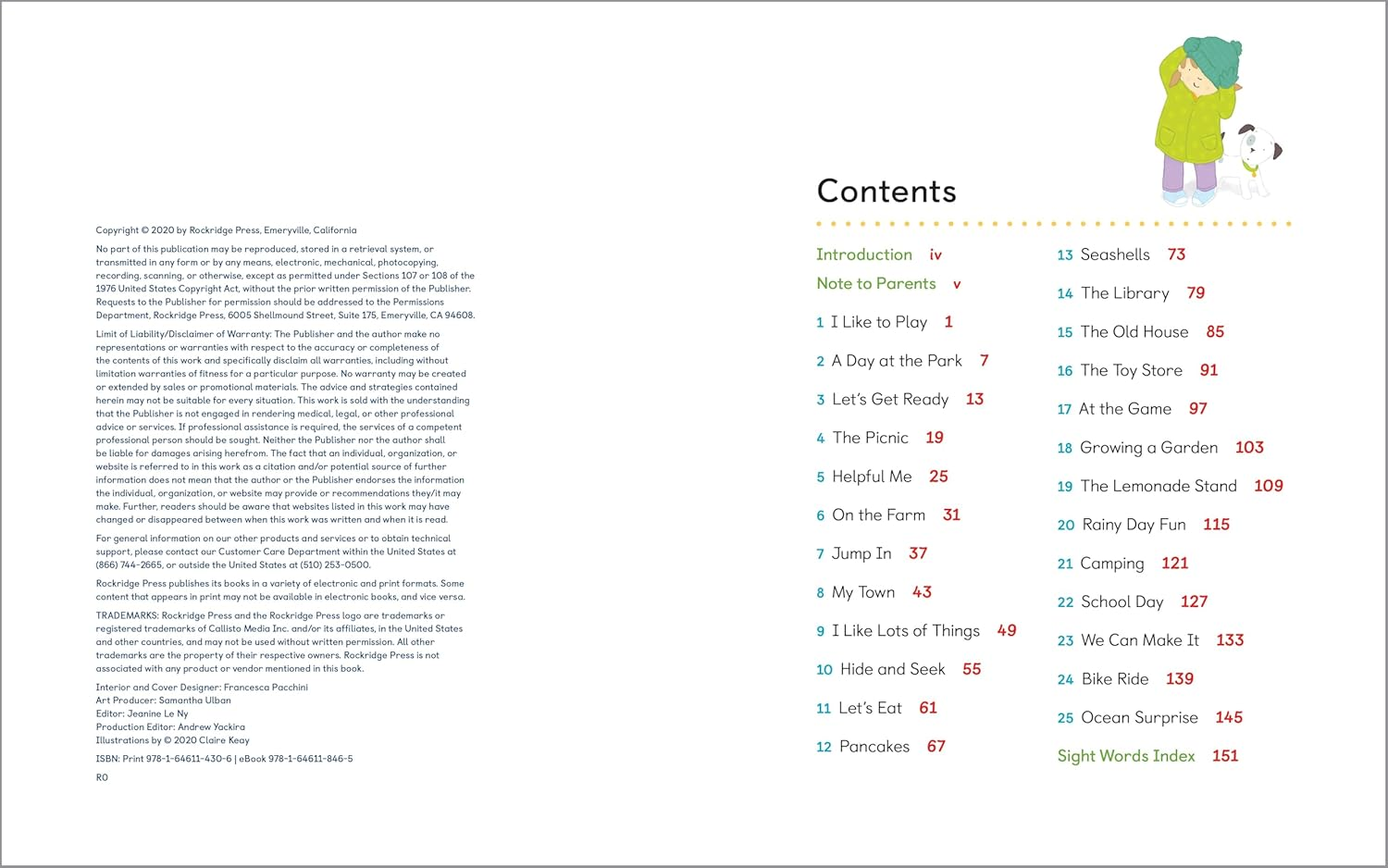 Learn to Read: Sight Words Storybook