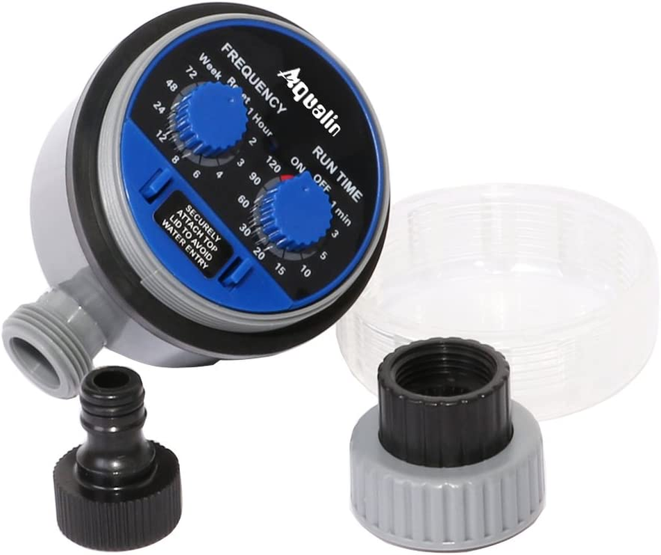 Garden Water Tap Hose Timer Timers Ball Valve Automatic Electronic Irrigation Controller OZ image number 1