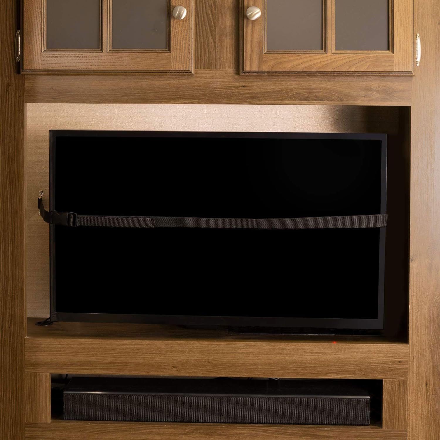 Recpro RV TV Straps 53" Anti-Tip RV Furniture Safety Straps | RV Tie-Down Straps | Lashing Straps (1 Pack) image number 2