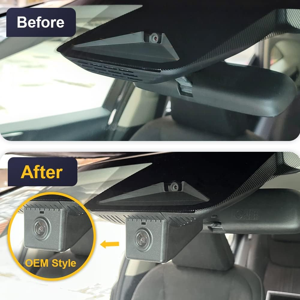 Fitcamx 4K Dash Cam Suitable for 2022-2026 Lexus NX350 NX250 NX300 NX Premium Luxury Nx450H F Sport, OEM Look, 2160P UHD Video, G-Sensor Loop Recording, Wifi & APP, Plug & Play, 64GB Card image number 4