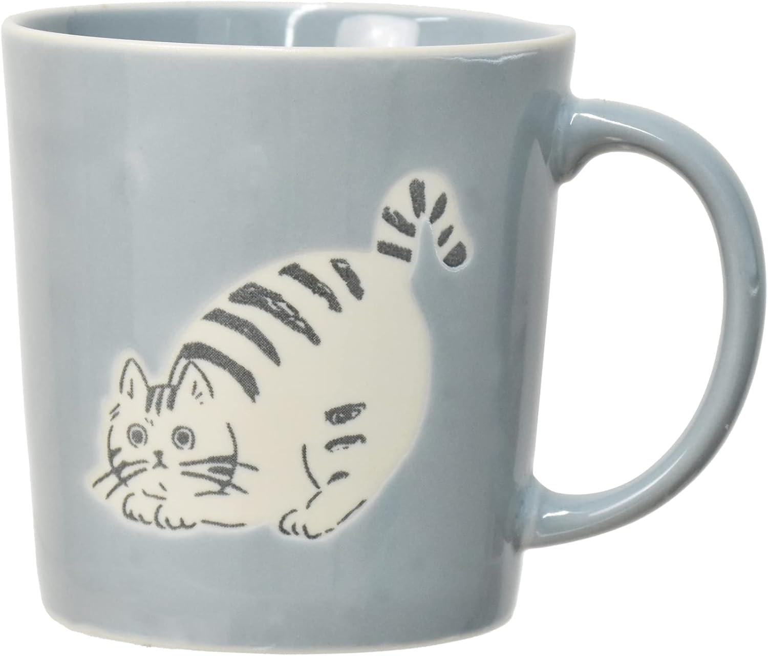 Ippinsha 60271 NECOTO Mug, 10.1 Fl Oz (300 Ml), Pink