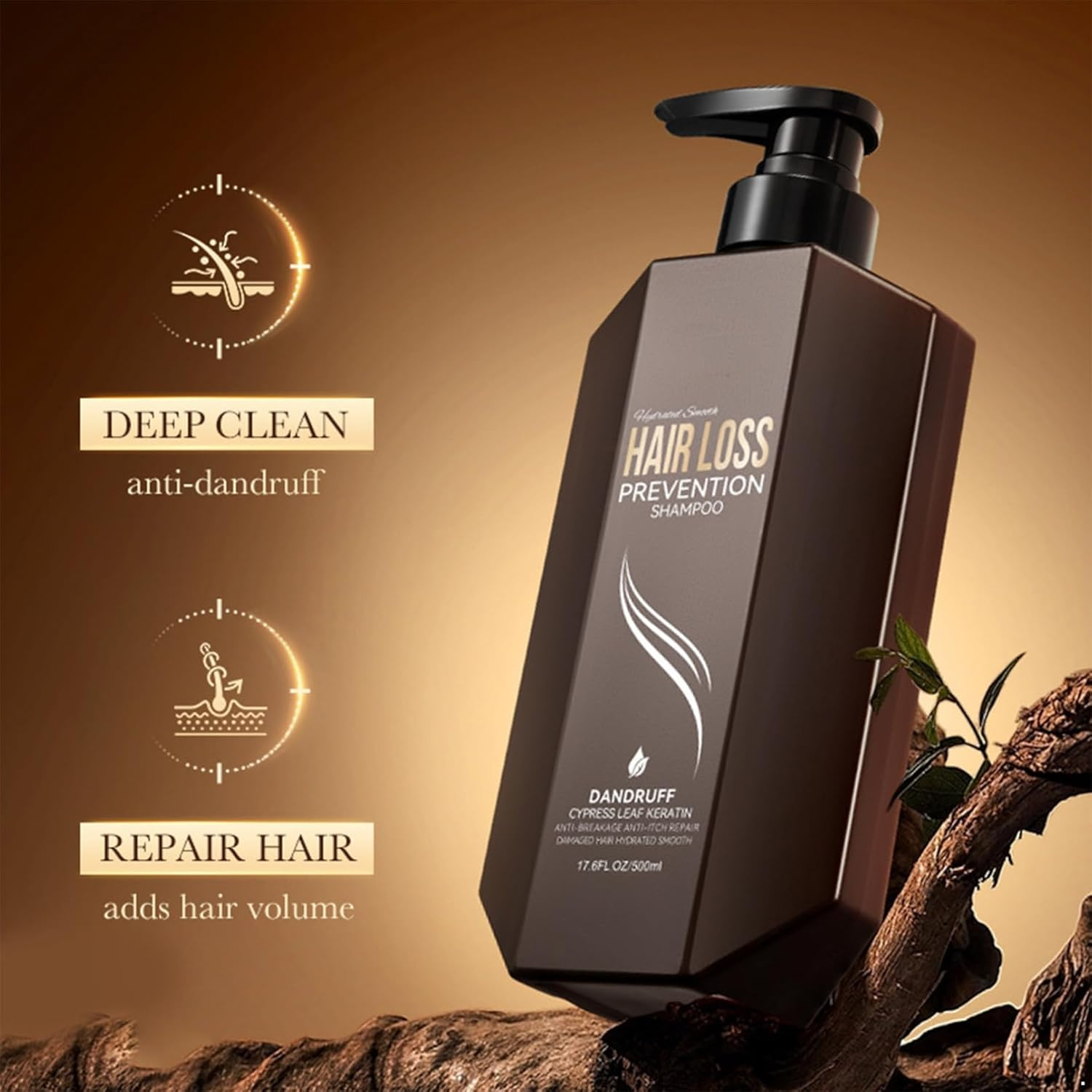 Yizyif Shampoo That Maintains Hair Balance, Clarifying Clean with Oil Control, Rich Sudsing for Everyone Coffee One Size image number 3