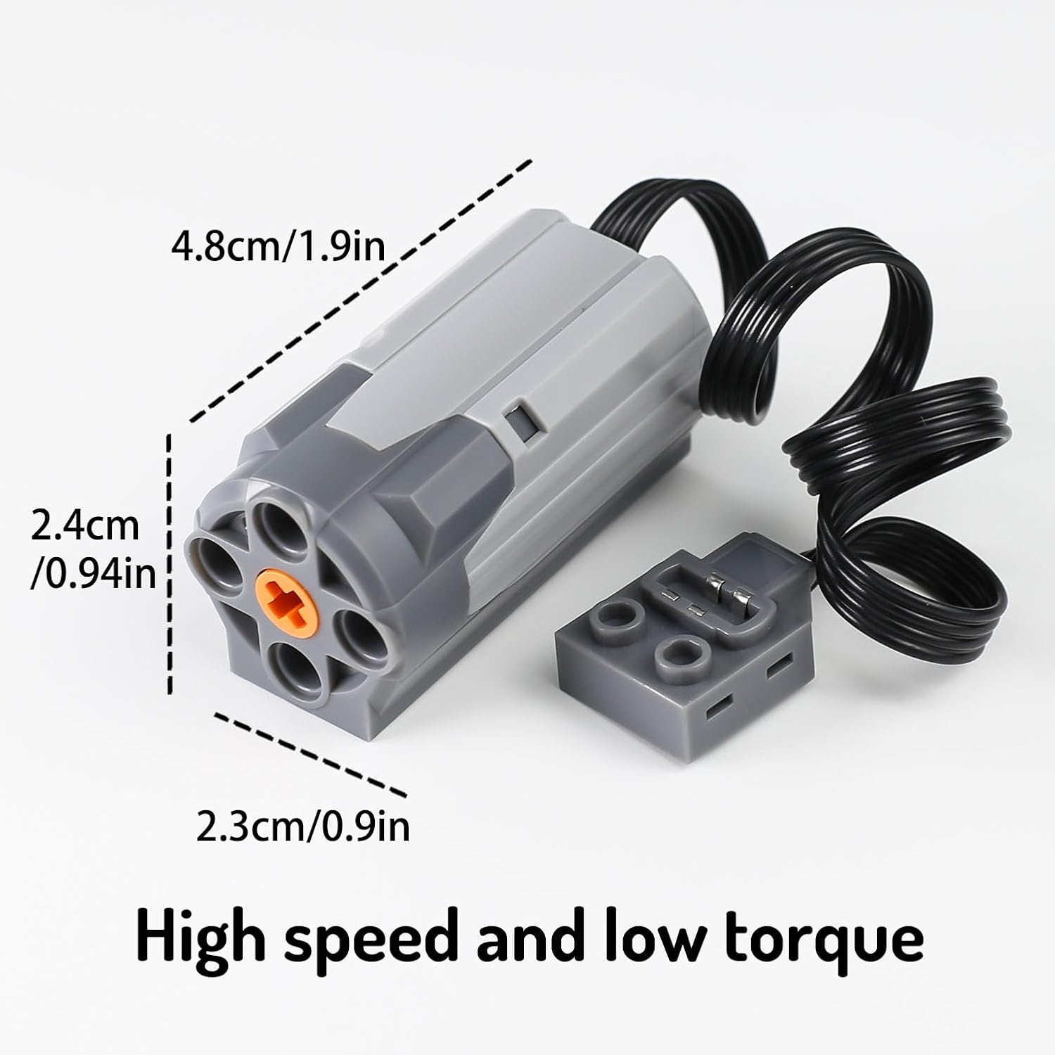 Brickbounty 9-In-1 Motor Set Power Functions, Motor Kit Technical Parts for STEM Assembled Building Block, Control Function for MOC Bricks