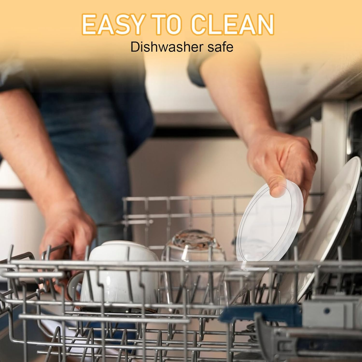 Weenwill Can Covers,6 Pcs Pet Food Covers Clear Plastic Tight Seal Lids Reusable Universal Cat Dog Can Lids for Food Storage Milk Powder Tomato Sauce Canned Beans Dog Cat Pet Cans 75Mm image number 6