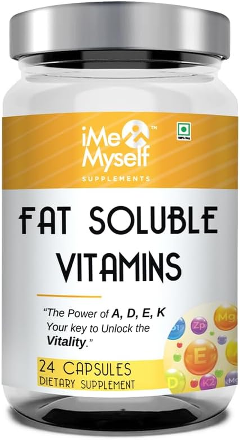 Fat-Soluble Vitamin A, D, E, K Capsules - 24 Count | Dietary Supplement for Wellness image number 5