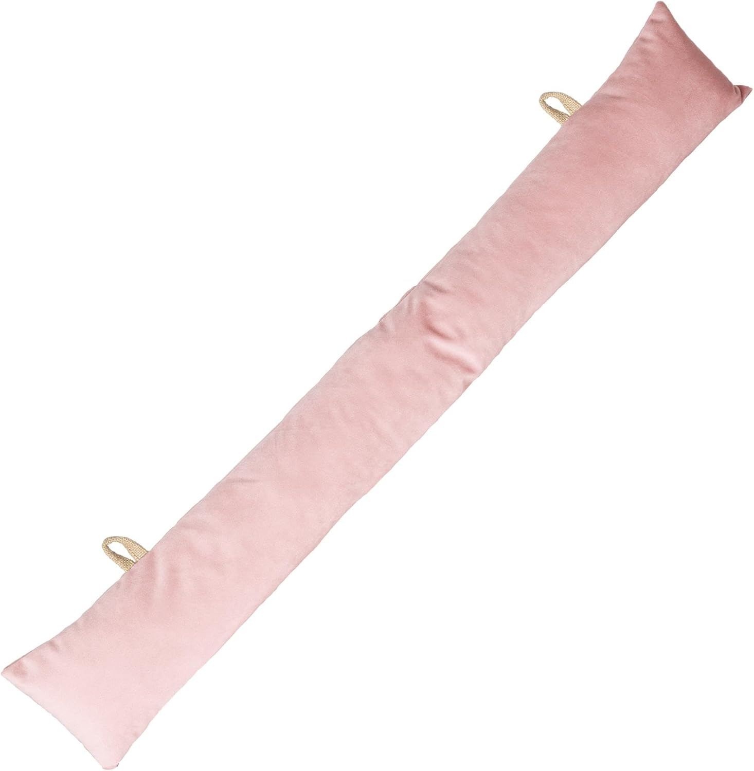 Nicola Spring Door Draught Excluder - 80 X 12Cm - Pink - 1Pc - Velvet Indoor Decorative Wind Stopper Home Interior Air Strip Wind Seal Window Draft Snake Sound Blocker for Home, Office Doors image number 1