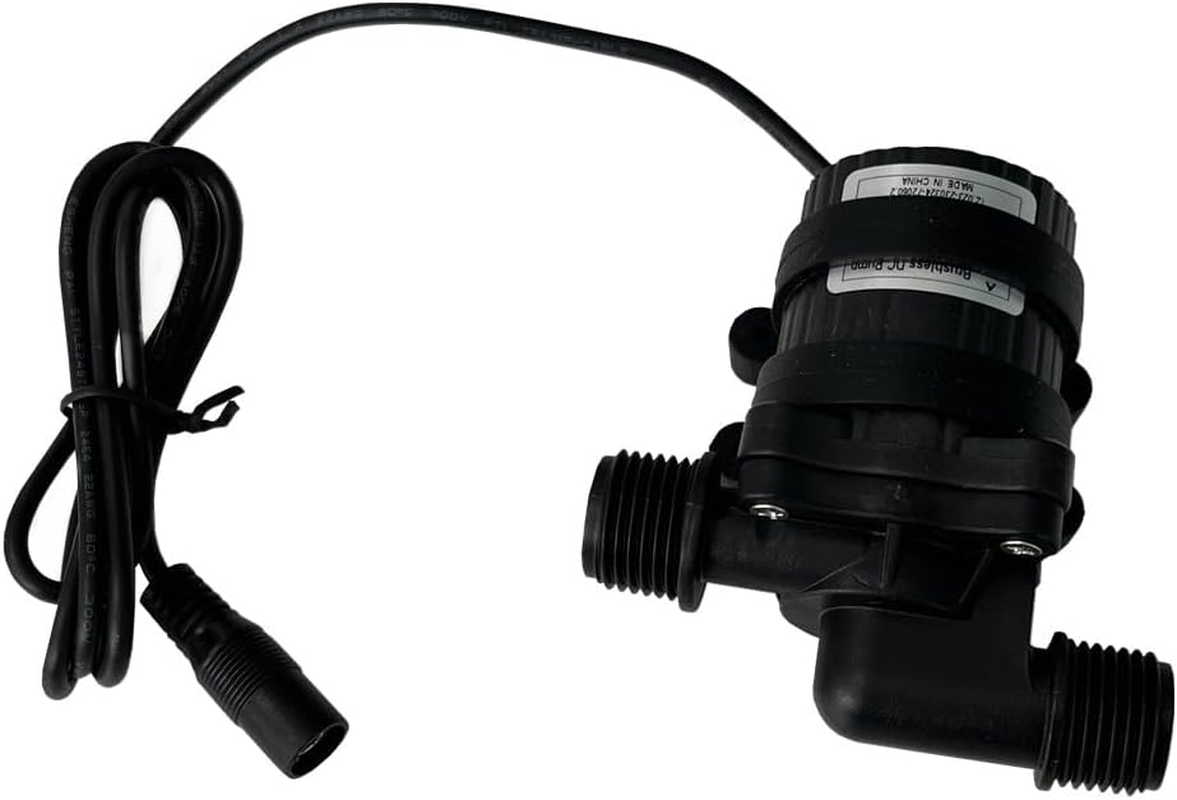 SHYSKY DC40C-2460 Micro Brushless DC Water Pump 24V 28W, 6M 900LPH, Waterproof, 1/2 Inch Threaded Ports, Safe Low Noise Stable Long-Term Work, Submersible or Land Use, for Small Cooling, Gardening image number 2