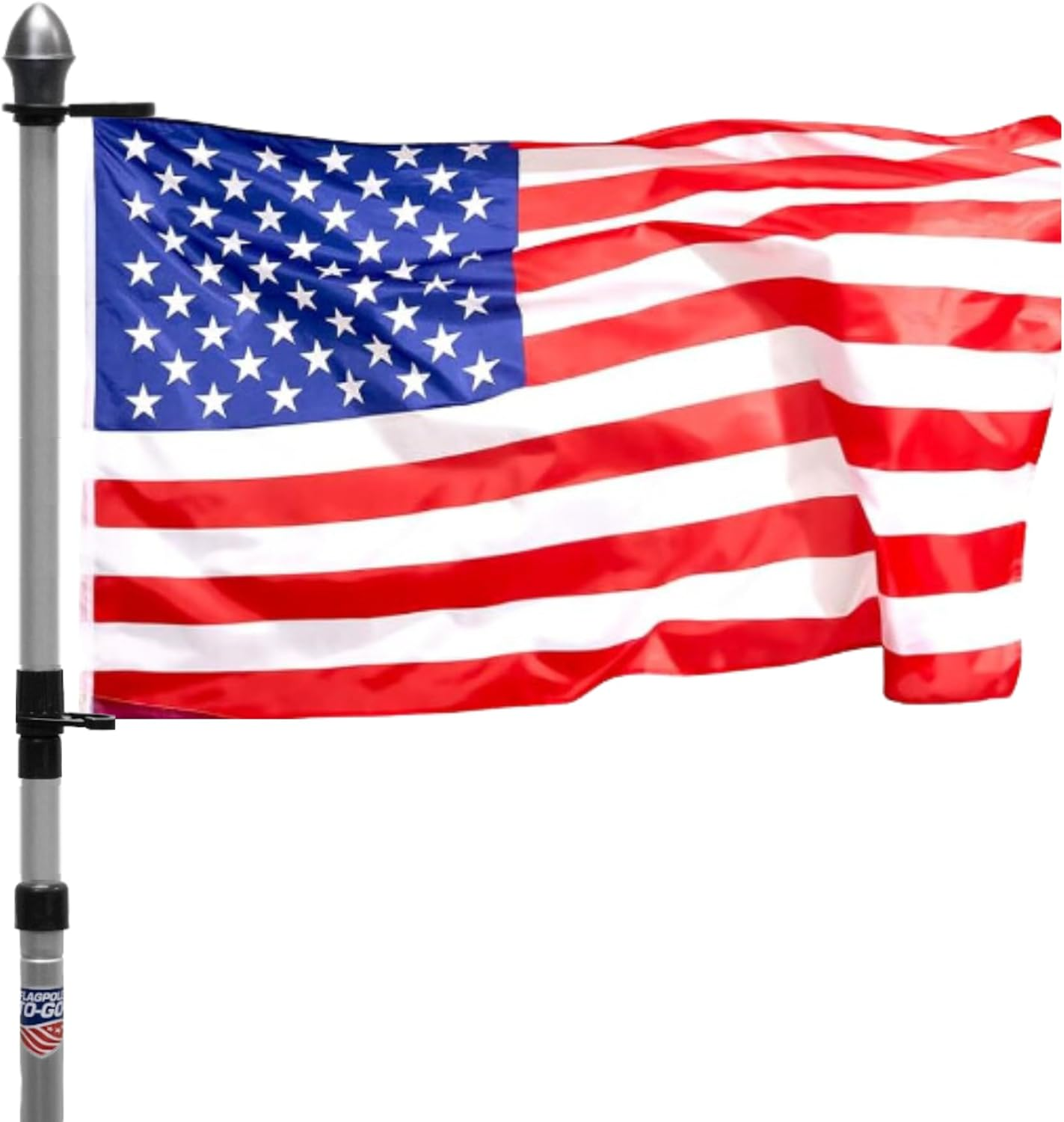 Portable Telescopic Aluminum Flagpole image number 3