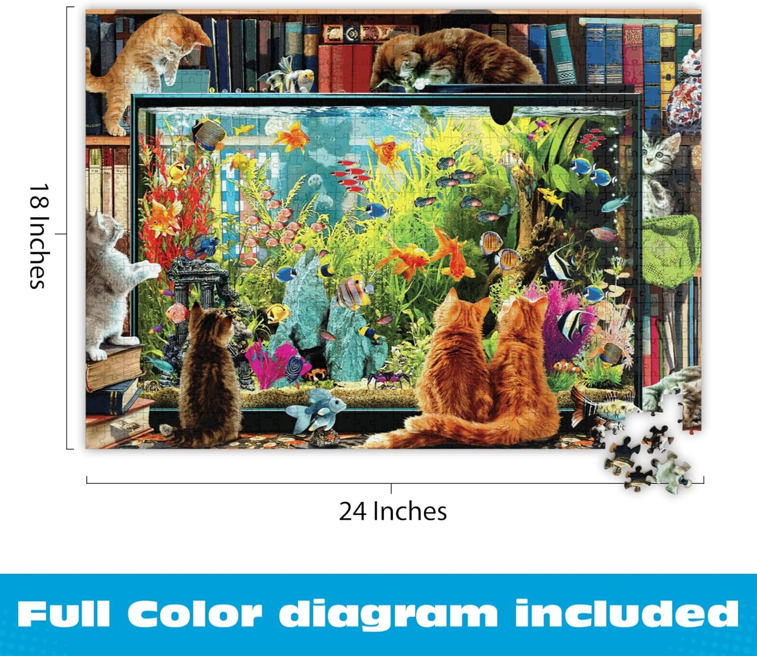 Buffalo Games - Kitten Distraction - 750 Piece Jigsaw Puzzle - Multicolor image number 6