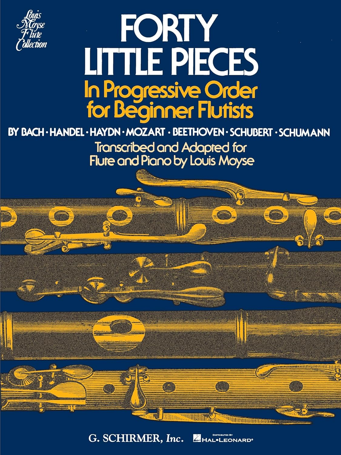 40 Little Pieces in Progressive Order (Louis Moyse Flute Collection): for Flute & Piano image number 6