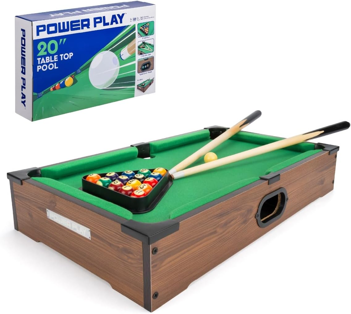 Power Play Table Top Pool Game, 20 Inch image number 2