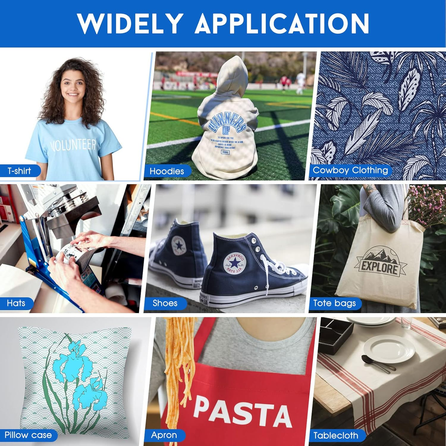 Yamation DTF Powder Adhesive White 35.2OZ/ 2.2Lb DTF Transfer Powder Hot Melt Adhesive Applies to All DTF Transfer Printers for Digital Prints on T-Shirts Textile DTF Supply with DTF PET Film and Ink image number 5