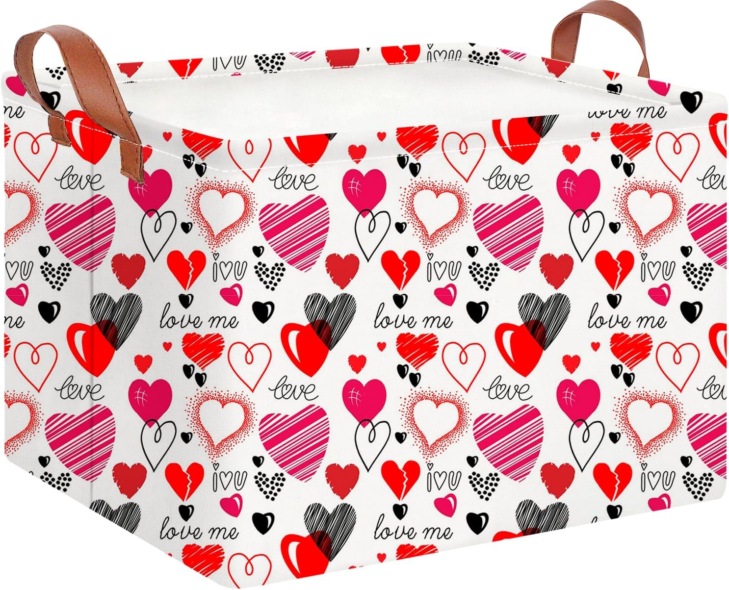 CLOCOR Rectangular Storage Basket,Toys Storage Bin,Waterproof Gift Basket,Room Decor(Rugby) - Anchor image number 2