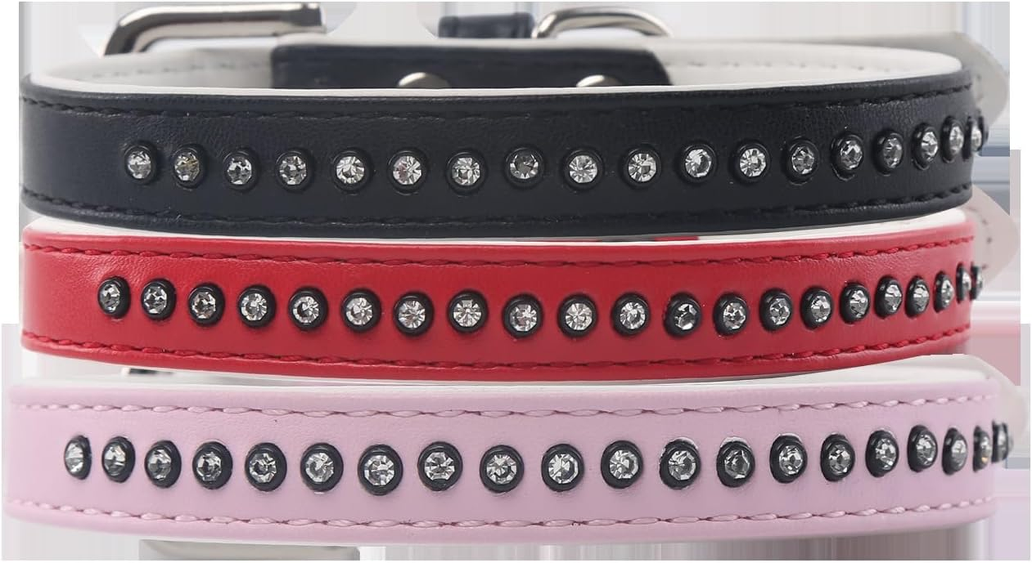 Leather Dog Collar, Sturdy and Adjustable, Ideal for Walks and Training, Provides Comfort and Durability.